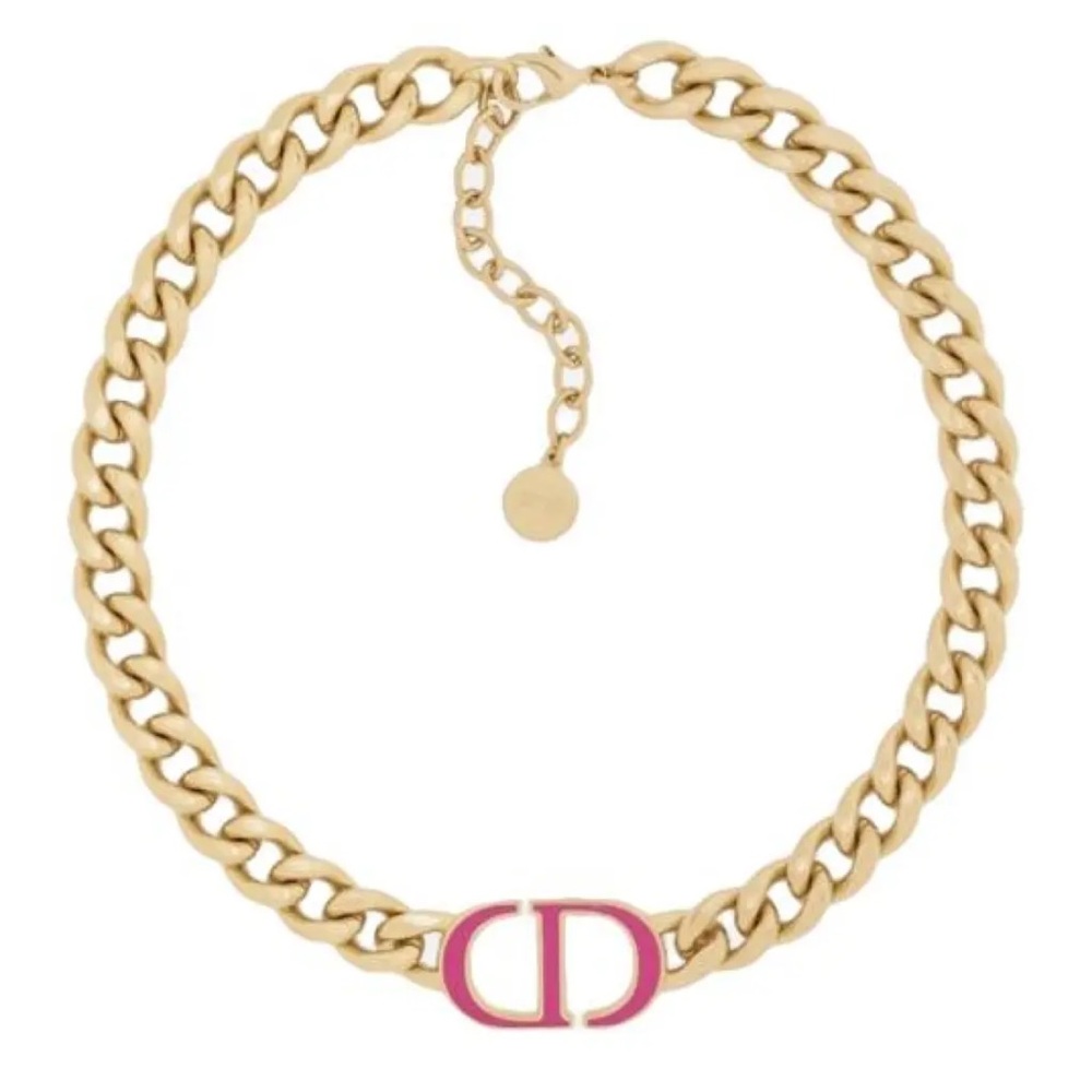 Dior 30 MONTAIGNE Pink Gold Necklace Choker